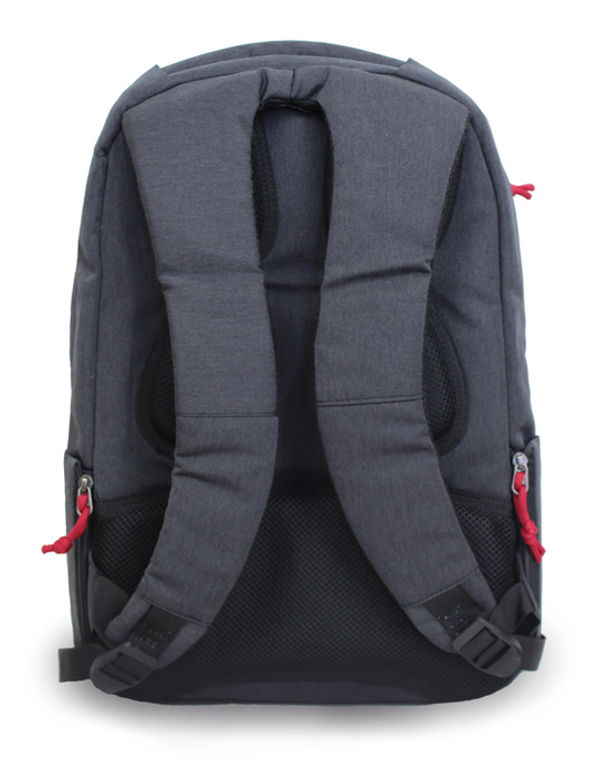 ◆KODAK◆ Daily Plus Keyring Backpack 20L BLACK K5143LBP05BL Krimcode Smart Casual Backpack | Accent Straps Grey — Krimcode